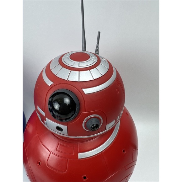 TWO Star Wars Disney BB-unit Robots w/ Remote Controls Red & Blue - Picture 4 of 10